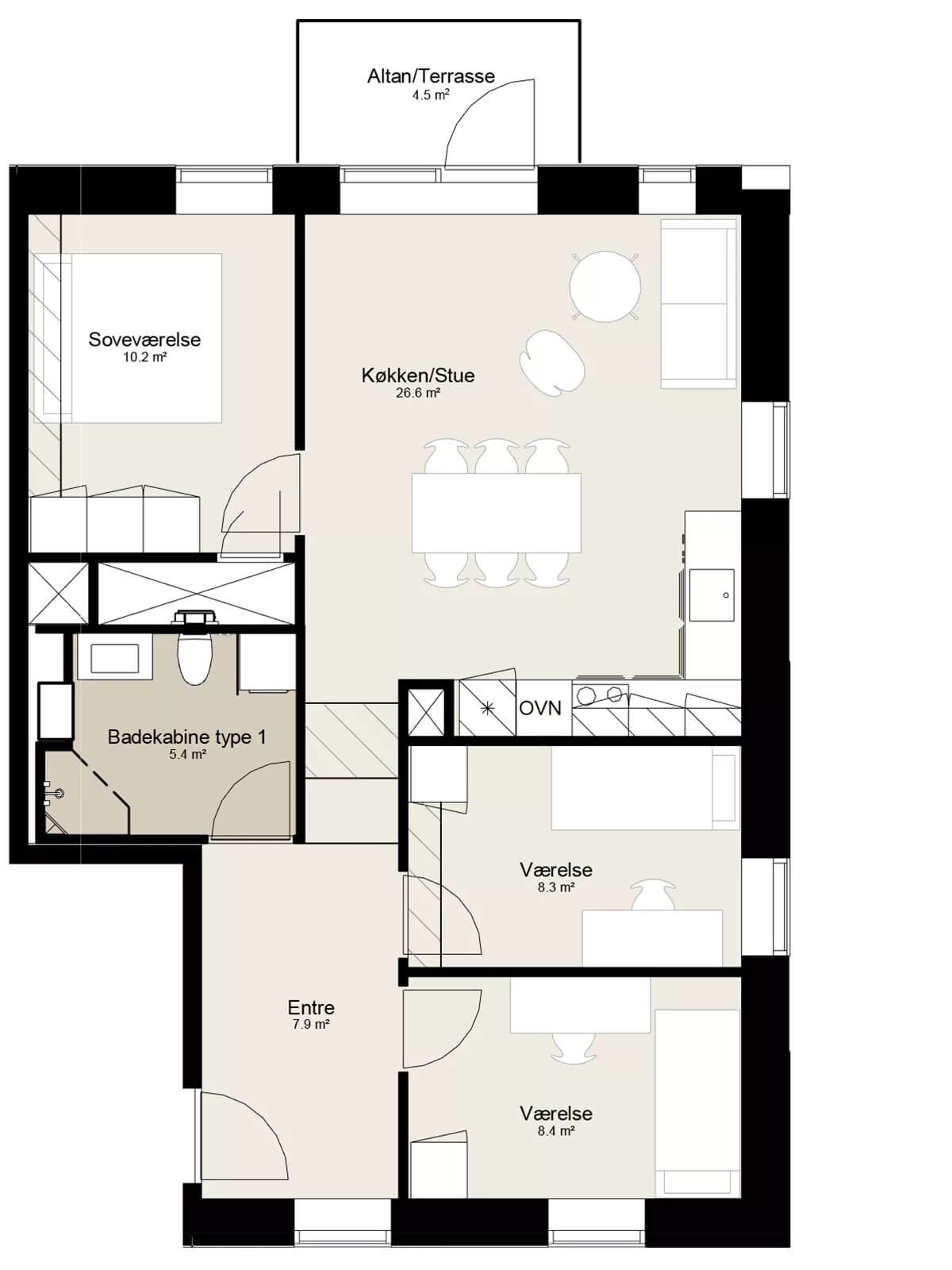 4-room apartment in Horsens image 2