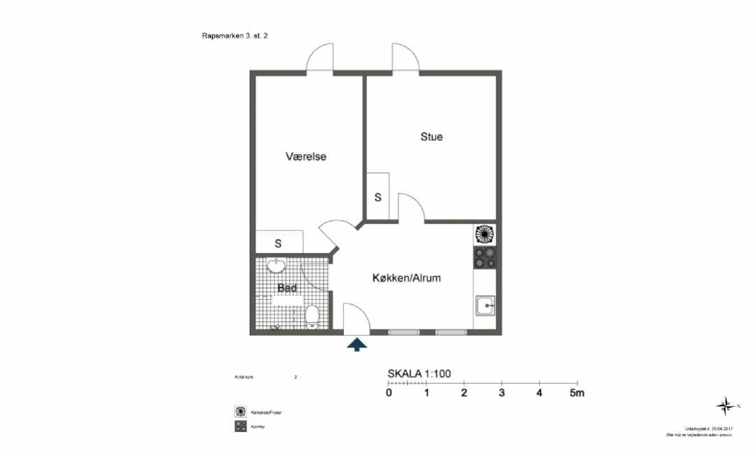 Rapsmarken 3, st. 2, Rapsmarken 1-5 billede 3