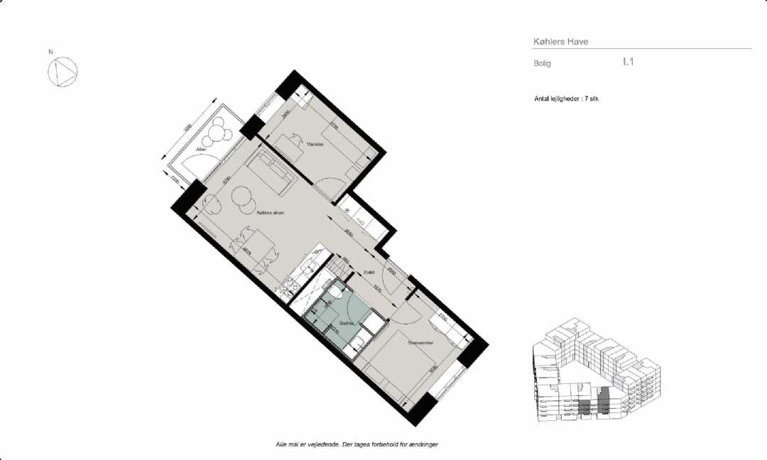 3-room apartment in København SV image 2