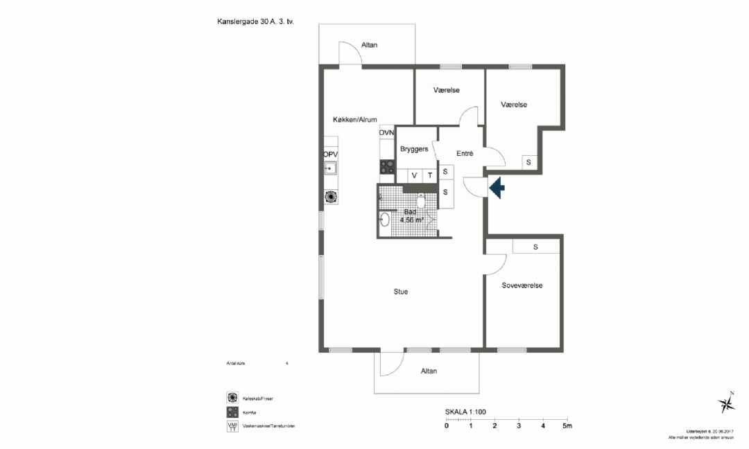 Kanslergade 30 A, 3. tv., Kanslergade 30 billede 3